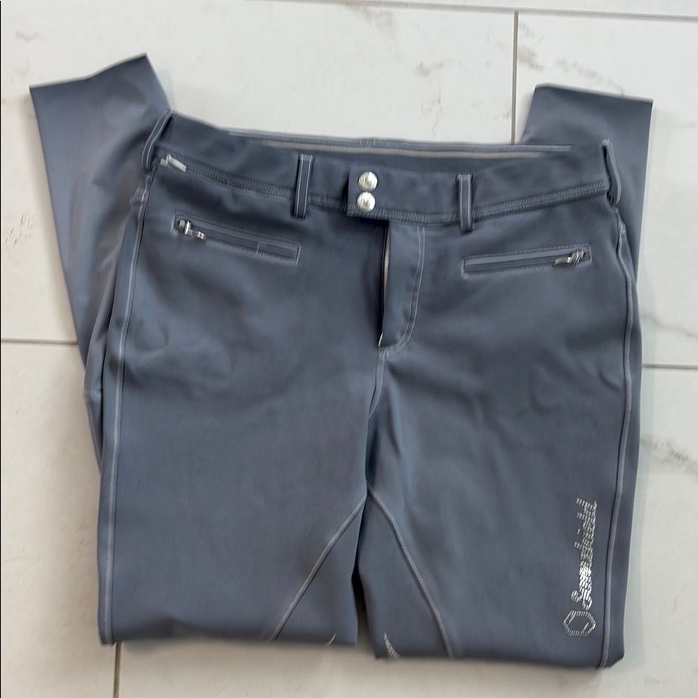 Samshield premium line Blue- Gray Equestrian Riding Pants